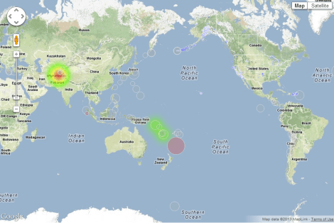7 day prediction map
